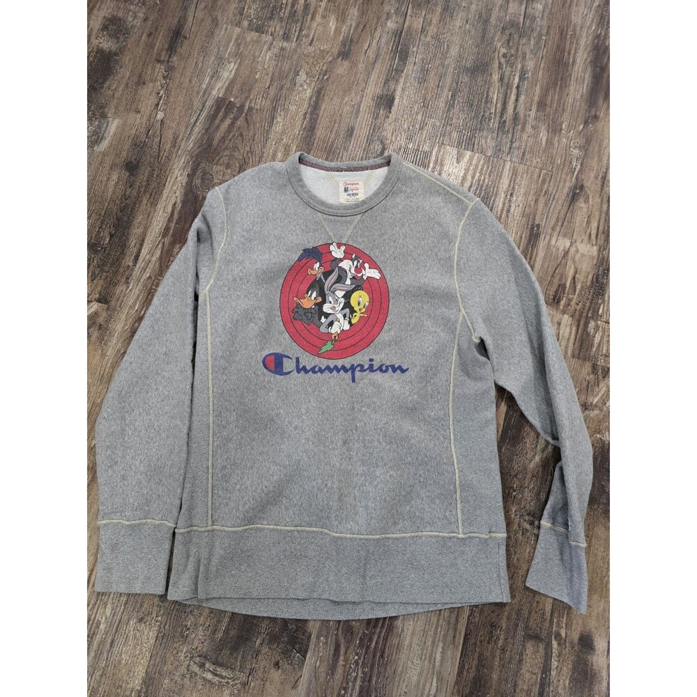 Todd Snyder X Champion + Looney Tunes Gang Reverse Weave Crew Sweatshirt NEW L